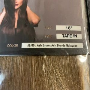 Bellami Professional 18in Tape-in Straight #8/60. BALAYAGE